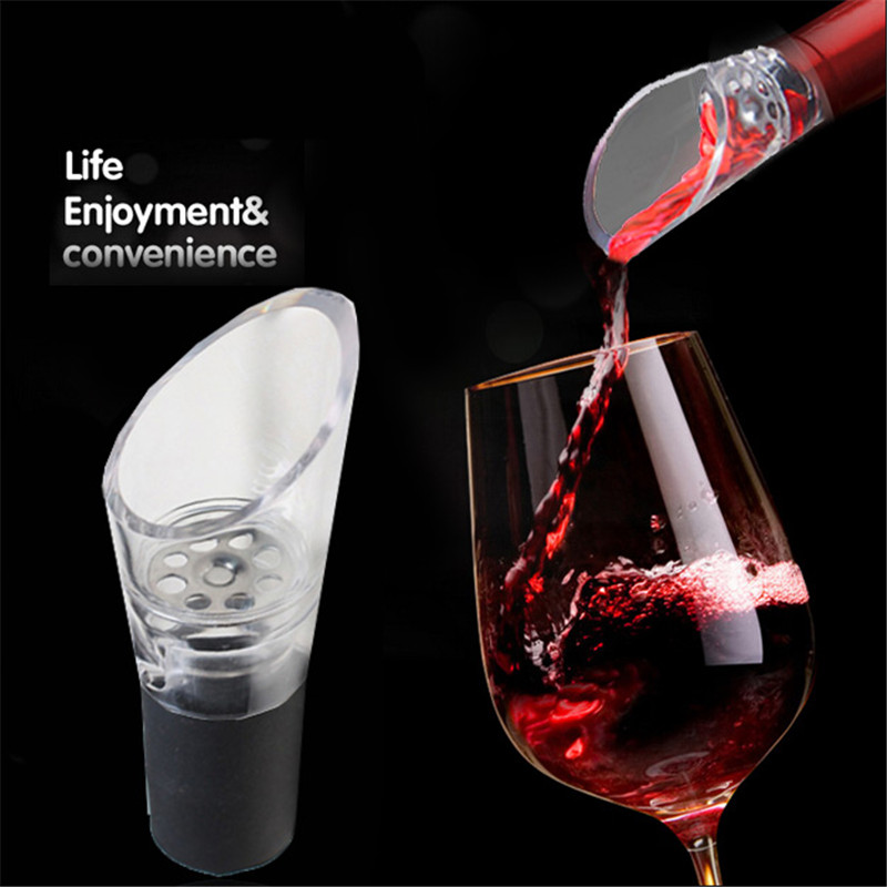 ο    ⱸ öƽ ְ öƽ  ĵ  θ   301-0600/New Bar Red Wine Aerator Pourers Plastic Transparent Decanter Pour Spout Bottle Stopper